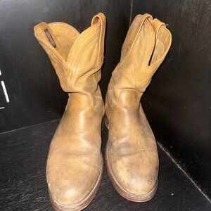 Tan Tecovas Ranch Cowboy Boots